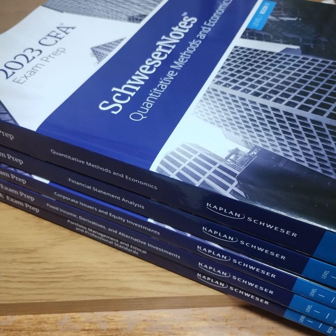 洋書 2023CFA EXAM Prep SchweserNotes 1-5