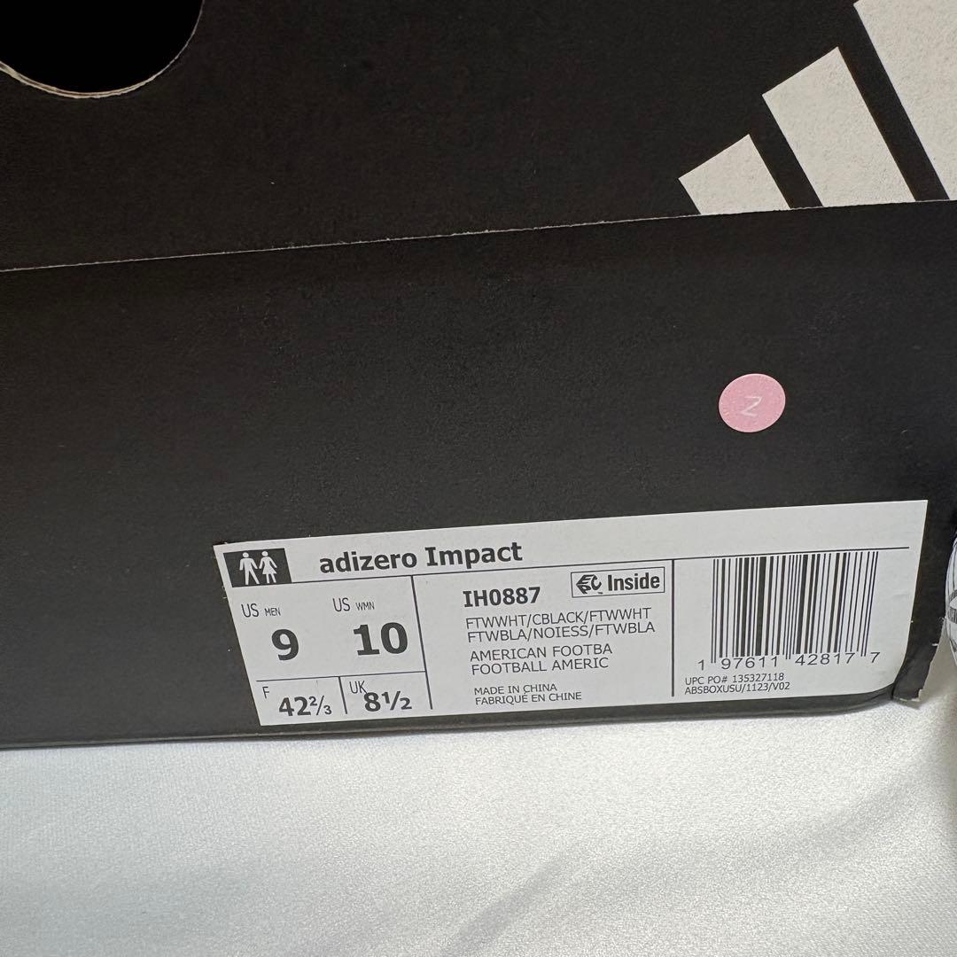 Adizero Impact Exotic Speed　WHT　27.0cm　Z