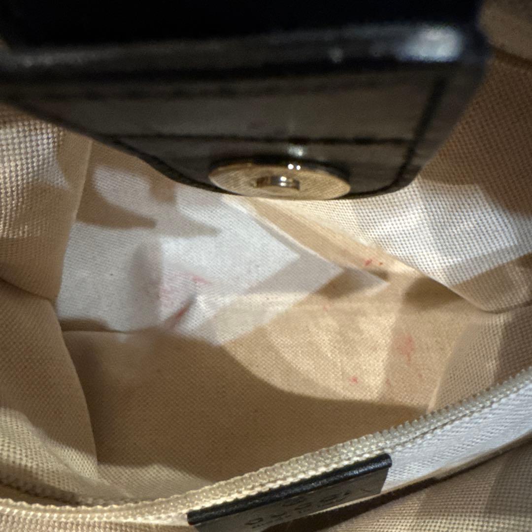 GUCCI スーキー ディアマンテ キャンバス トートバッグ