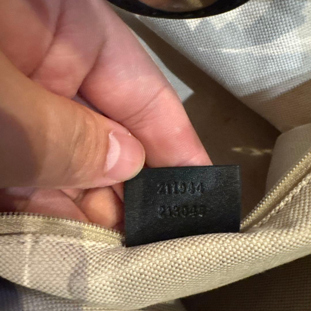 GUCCI スーキー ディアマンテ キャンバス トートバッグ