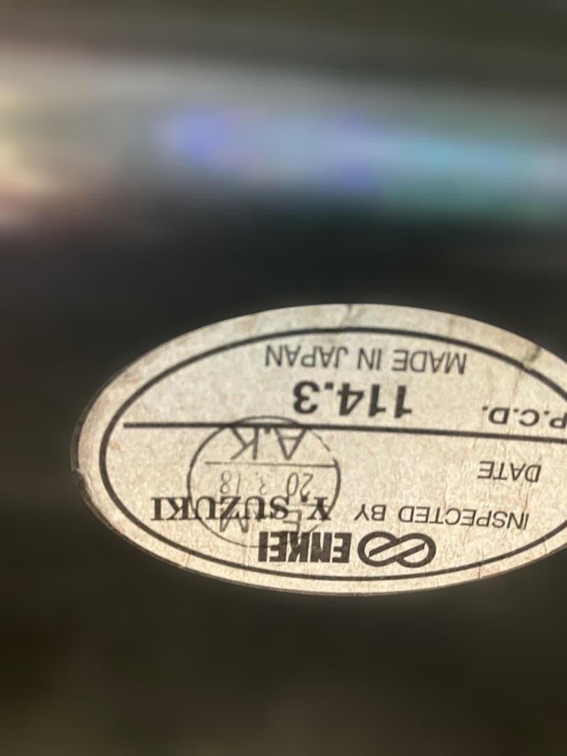 最終価格！エンケイ　PFM1 18インチ　7.5J 114.3 2本