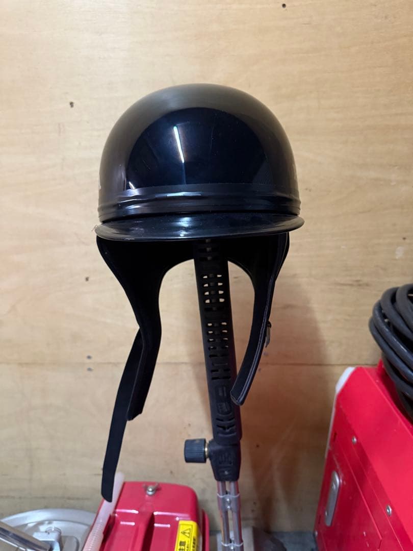 立花コルク半ブラックヘルメット