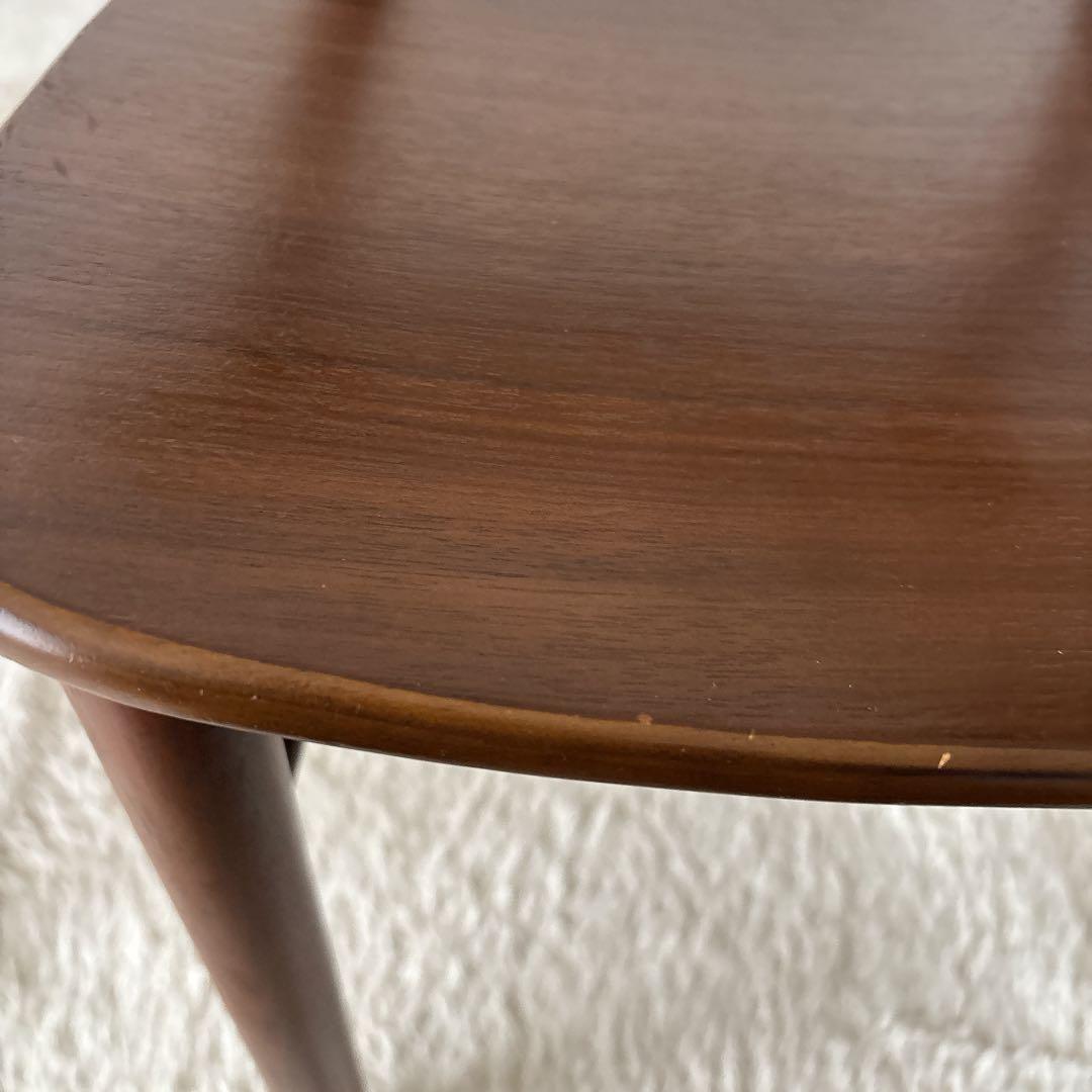 美品】無印良品 MUJI ダイニング ラウンドチェア ウォールナット 北欧風