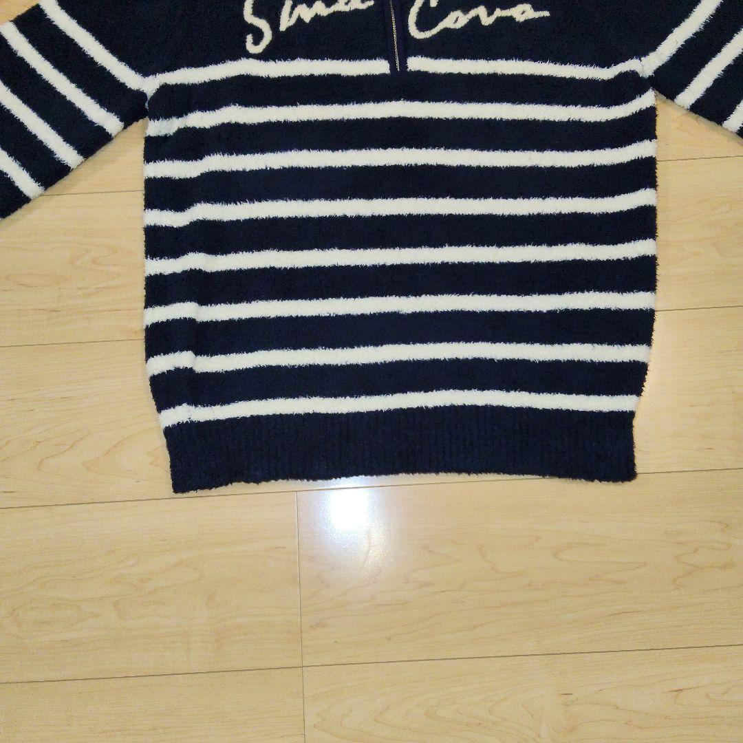 Mサイズ 美品【SINA COVA】シナコバ ハーフジップ ニットセーター