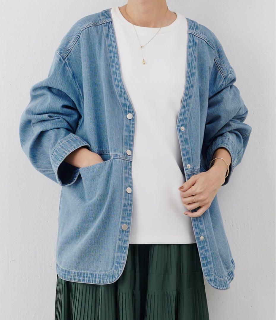 試着のみ⭐︎BEARDSLEY <FRIPIER> デニムハオリ