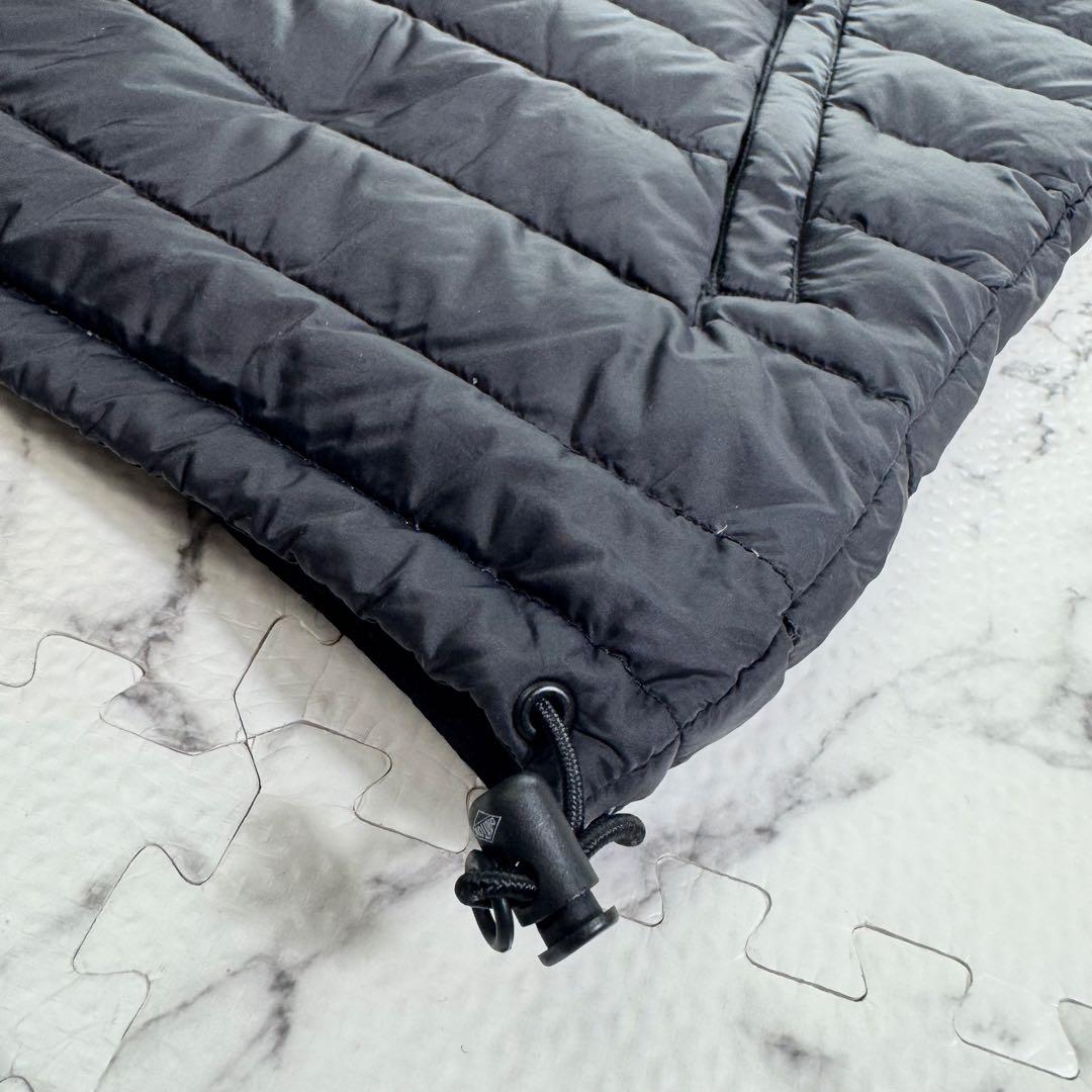 ダントン　インナーダウン　クルーネック　ベスト　JD-8752 ブラック