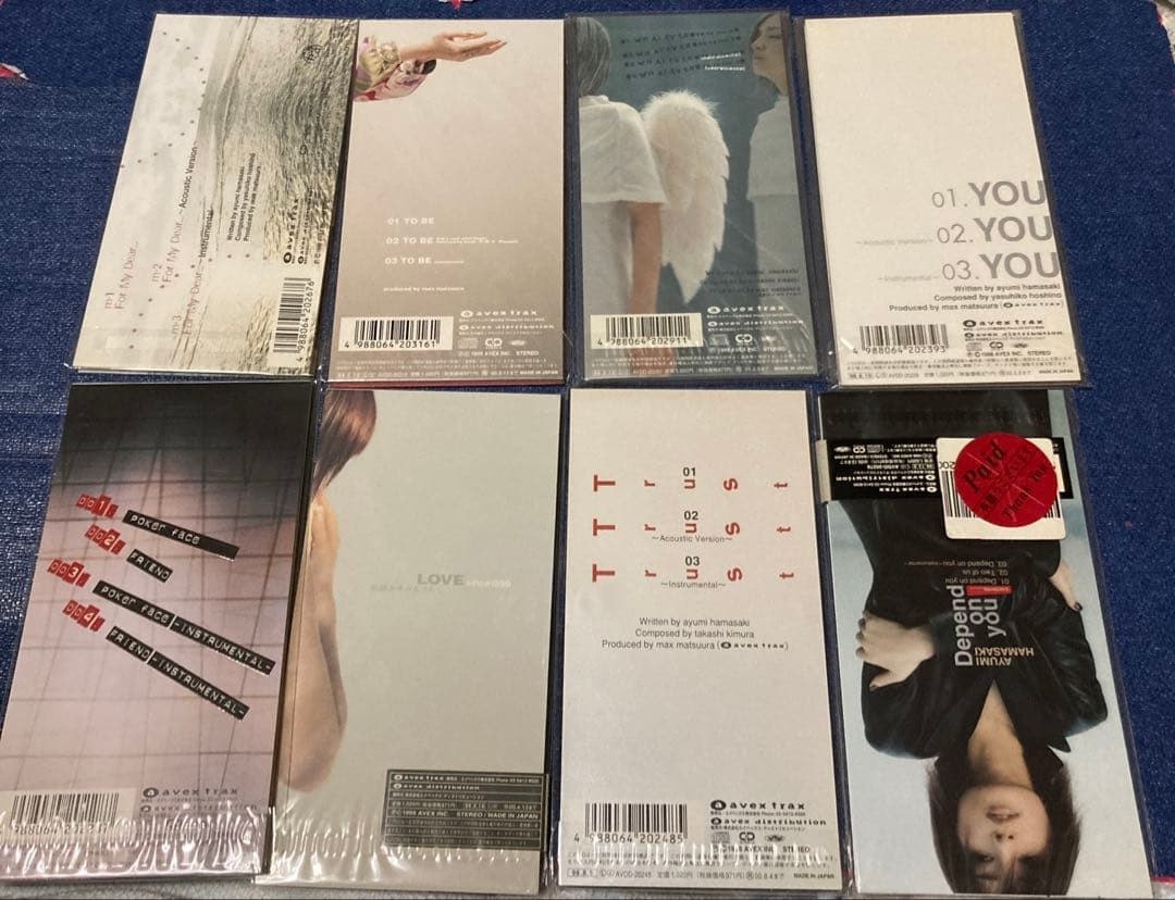 浜崎あゆみ　ayumi hamasaki .8センチ8cm シングル短冊邦楽CD