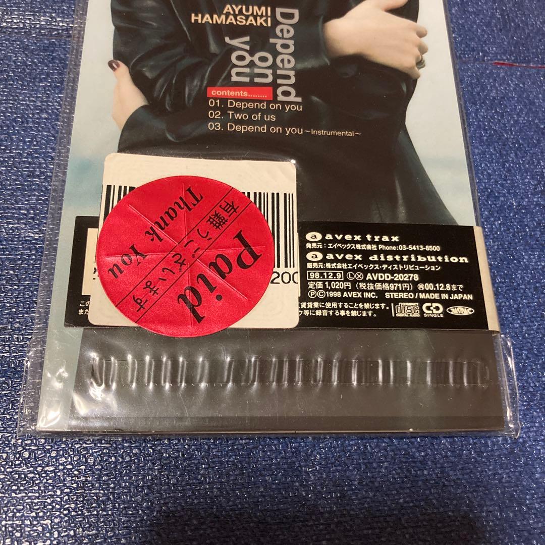 浜崎あゆみ　ayumi hamasaki .8センチ8cm シングル短冊邦楽CD