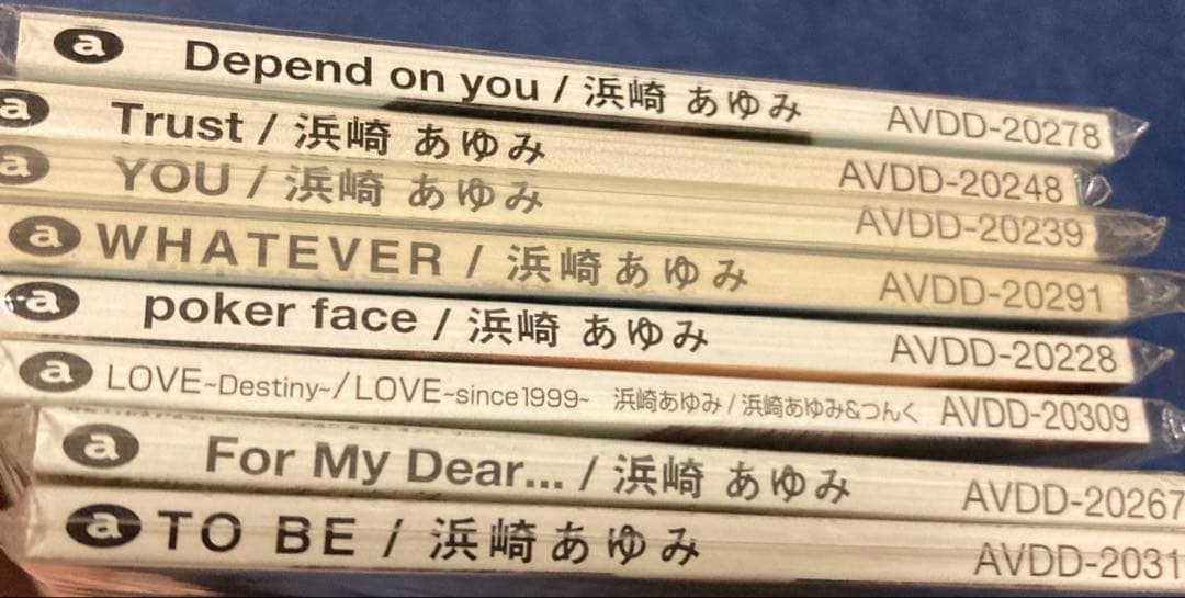 浜崎あゆみ　ayumi hamasaki .8センチ8cm シングル短冊邦楽CD