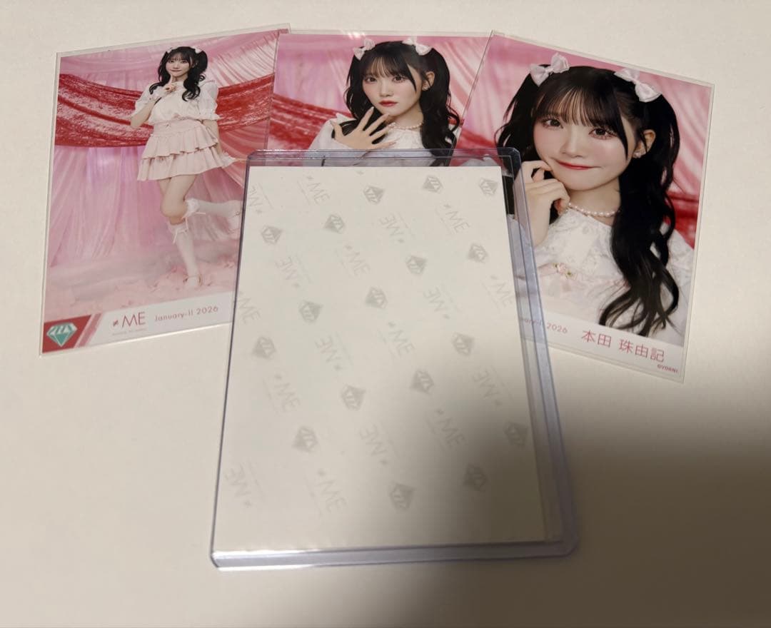 ≠ME ノイミー　本田珠由記　　　ヨリ直筆＋生写真コンプ