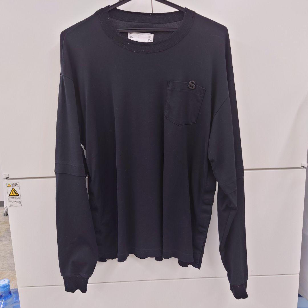 sacai サカイ メンズ2023年秋冬Mサイズ ロング Tシャツ 長袖