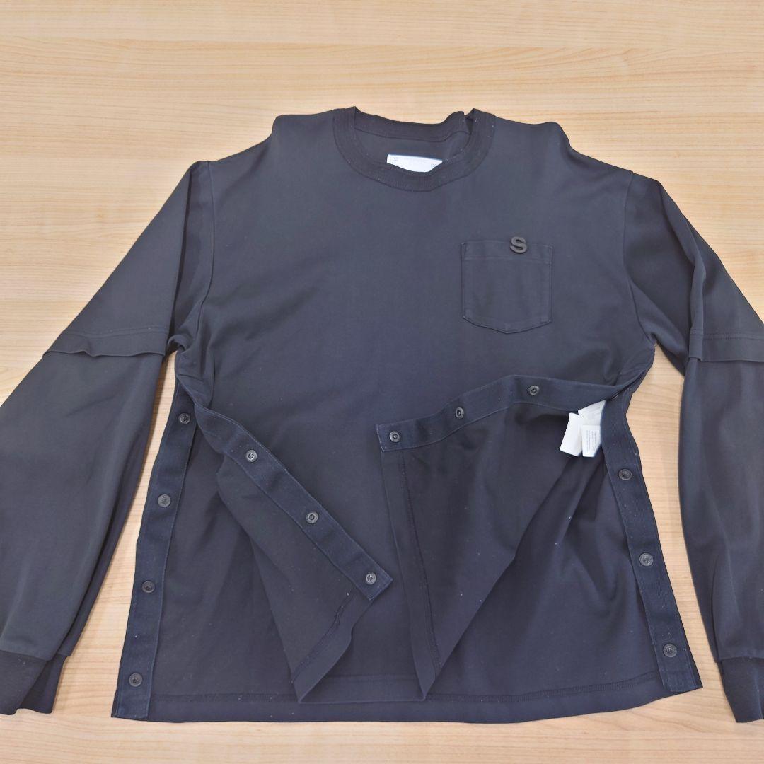 sacai サカイ メンズ2023年秋冬Mサイズ ロング Tシャツ 長袖