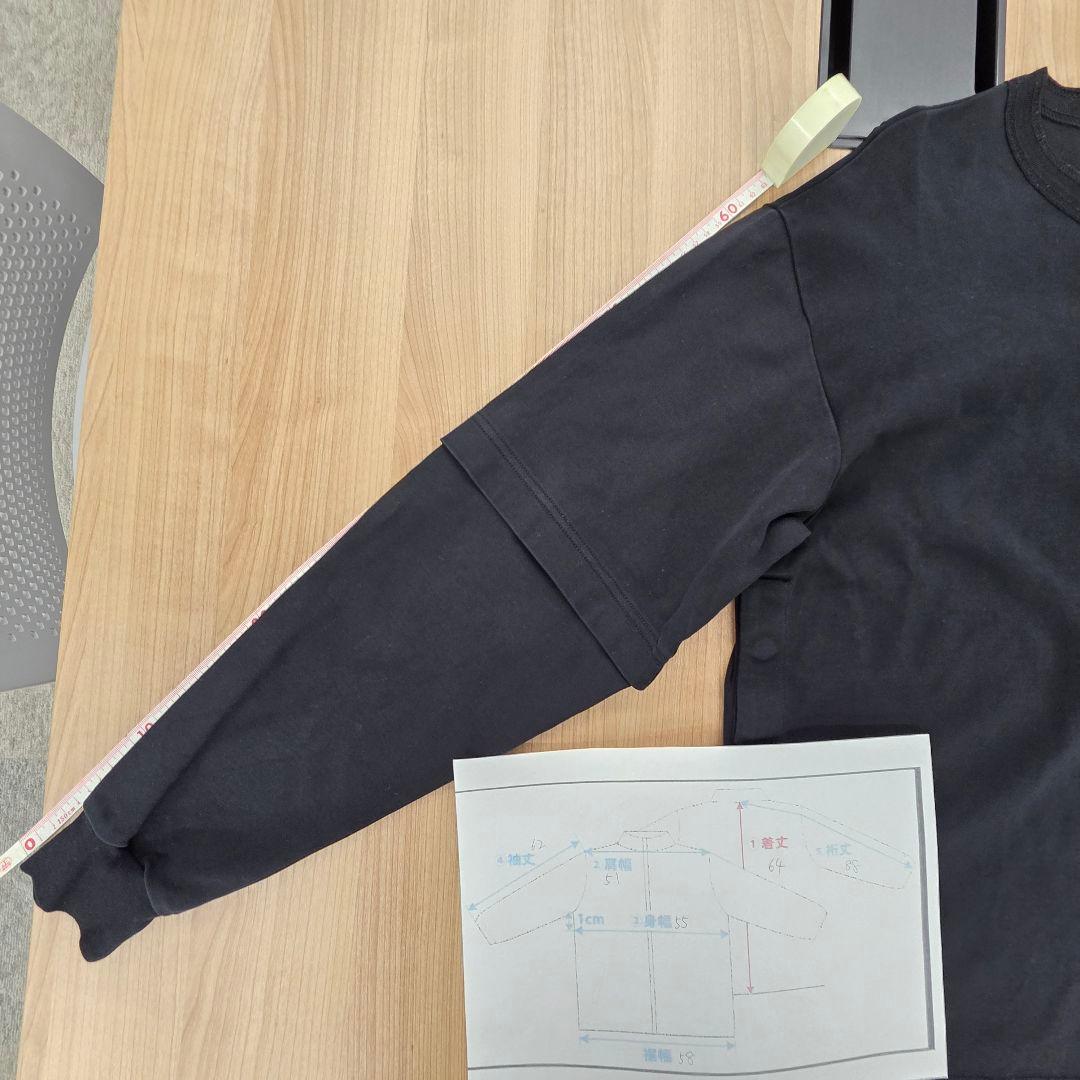 sacai サカイ メンズ2023年秋冬Mサイズ ロング Tシャツ 長袖