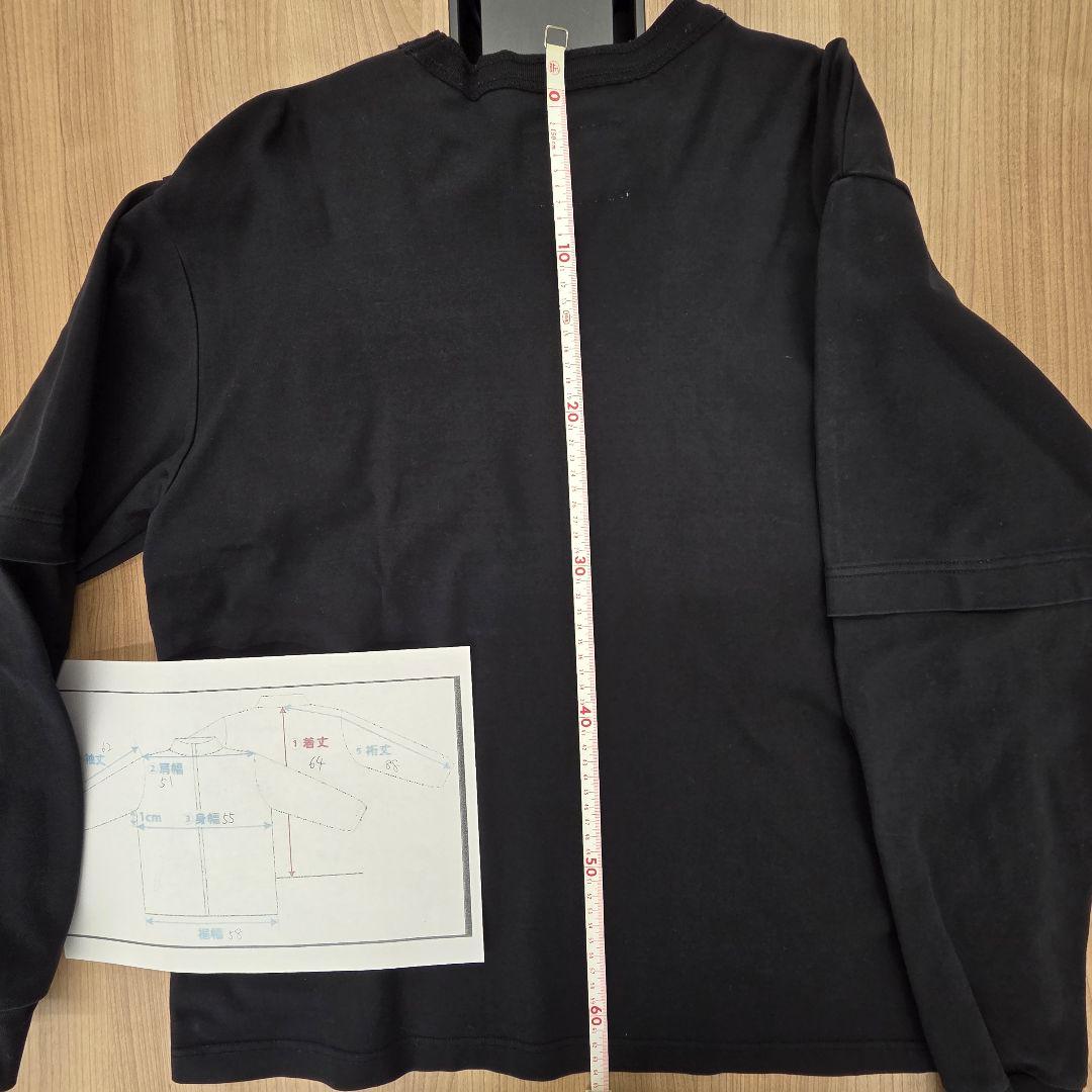 sacai サカイ メンズ2023年秋冬Mサイズ ロング Tシャツ 長袖