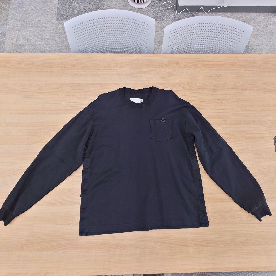 sacai サカイ メンズ2023年秋冬Mサイズ ロング Tシャツ 長袖