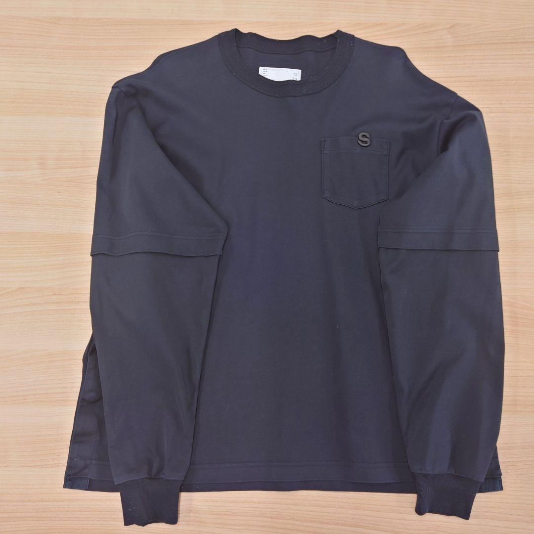 sacai サカイ メンズ2023年秋冬Mサイズ ロング Tシャツ 長袖