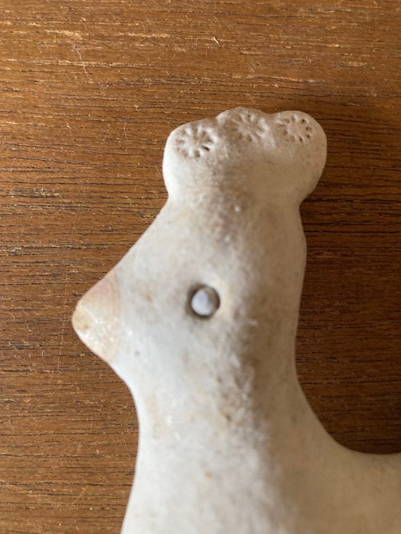 鹿児島睦　陶器　置物　鳥