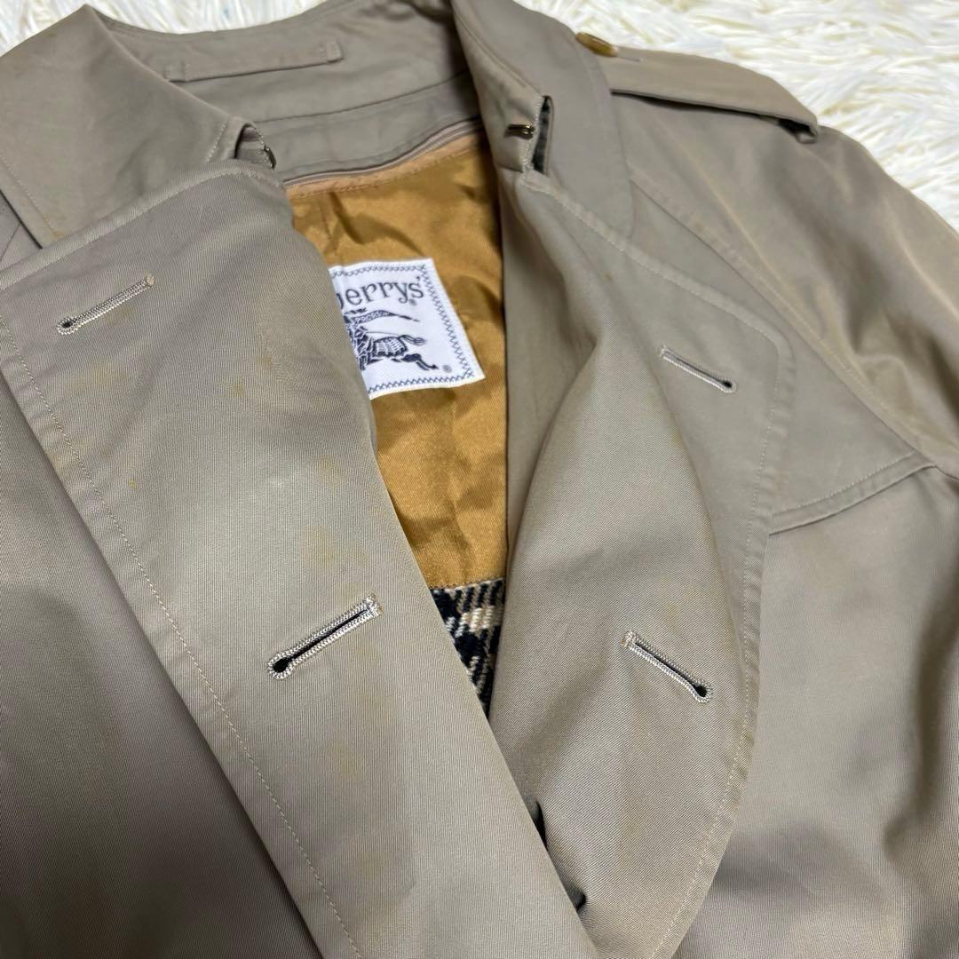 Burberrys ヴィンテージ 白タグノバチェックライナー付きトレンチコート