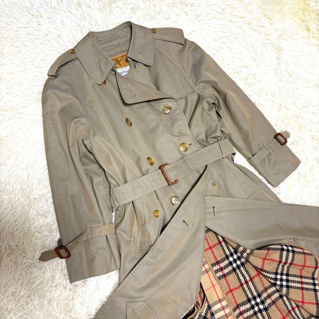 Burberrys ヴィンテージ 白タグノバチェックライナー付きトレンチコート