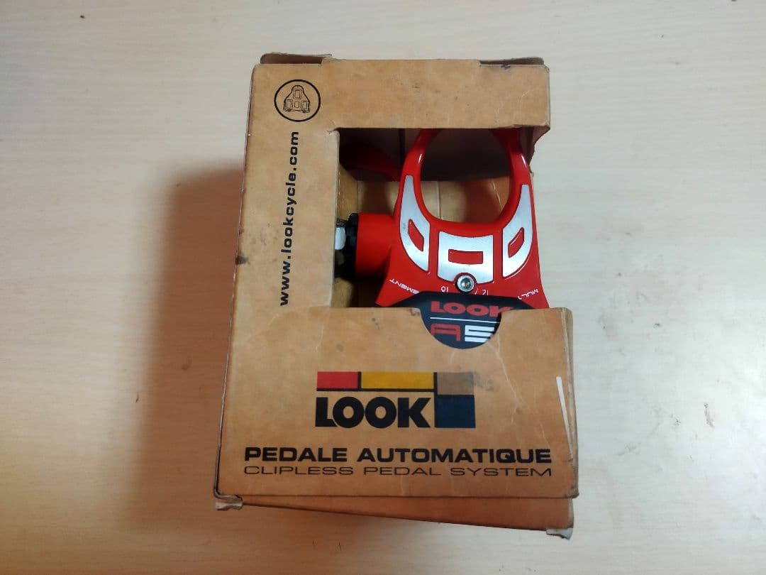 【絶版品】LOOK A5.1ペダル 【デルタ】未使用箱付 オマケのクリート付