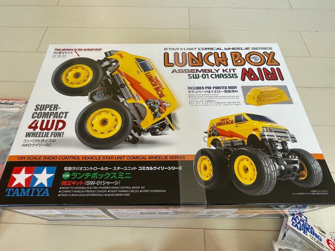 か*ろ様 タミヤ　電動ラジオコントロールカー　ランチボックスミニ、その他オプショ