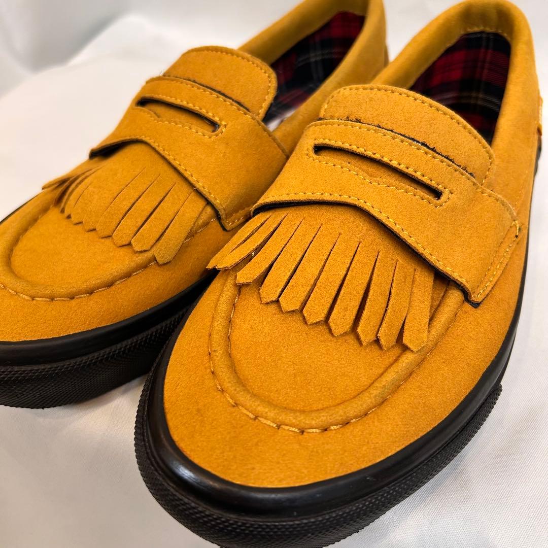 美品☆ vans FADGE コラボ　フリンジ　ローファー　スニーカー　24cm