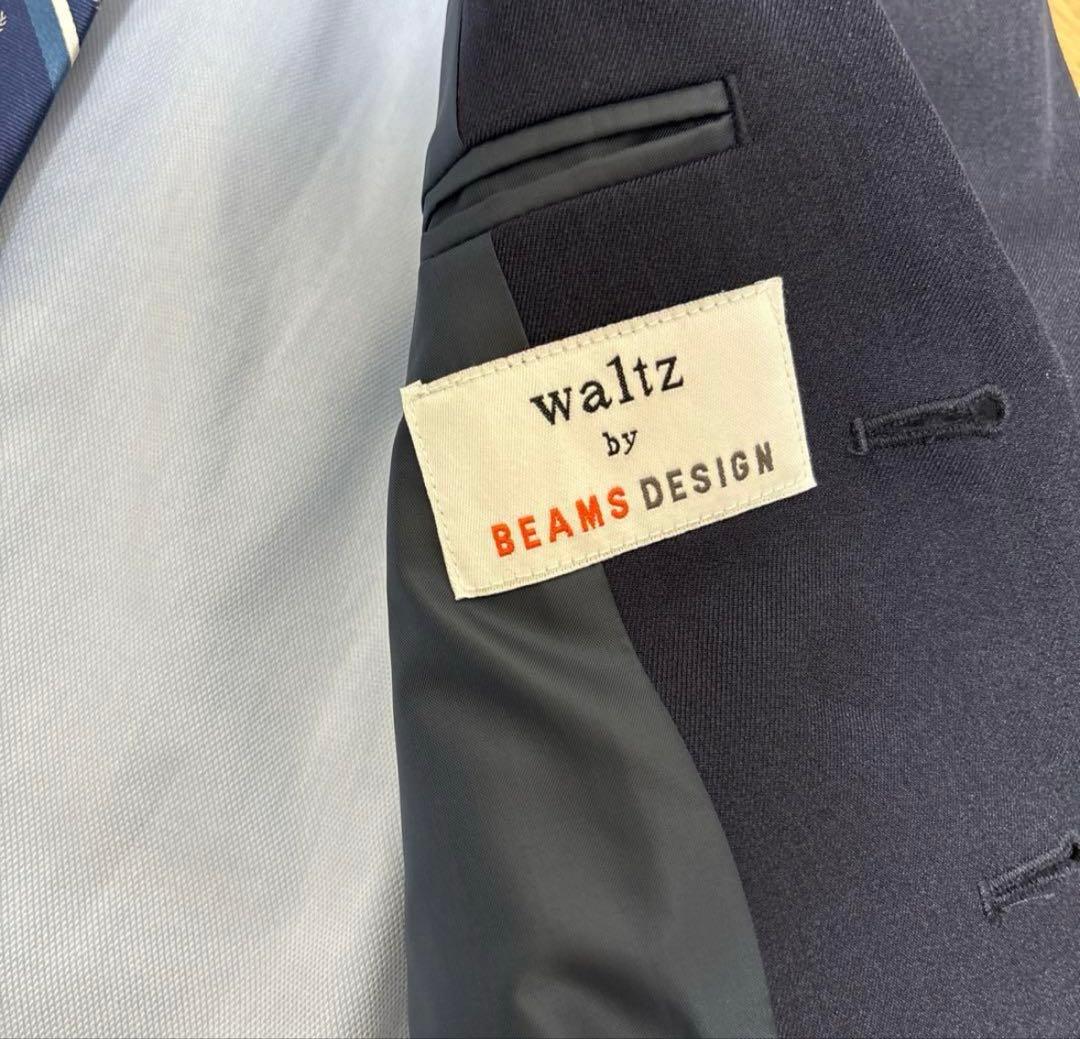美品 waltz by BEAMS DESIGN ネイビー スーツ 160