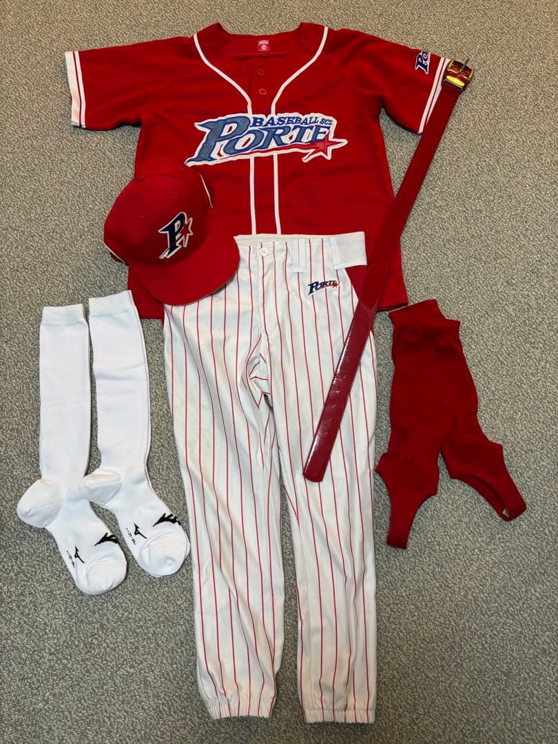 ベースボールスクール　ポルテ　ユニフォームセット