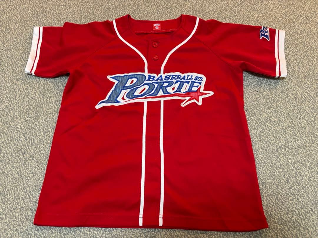 ベースボールスクール　ポルテ　ユニフォームセット