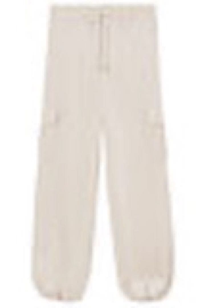 ANAYI ストレッチサテンカーゴパンツ