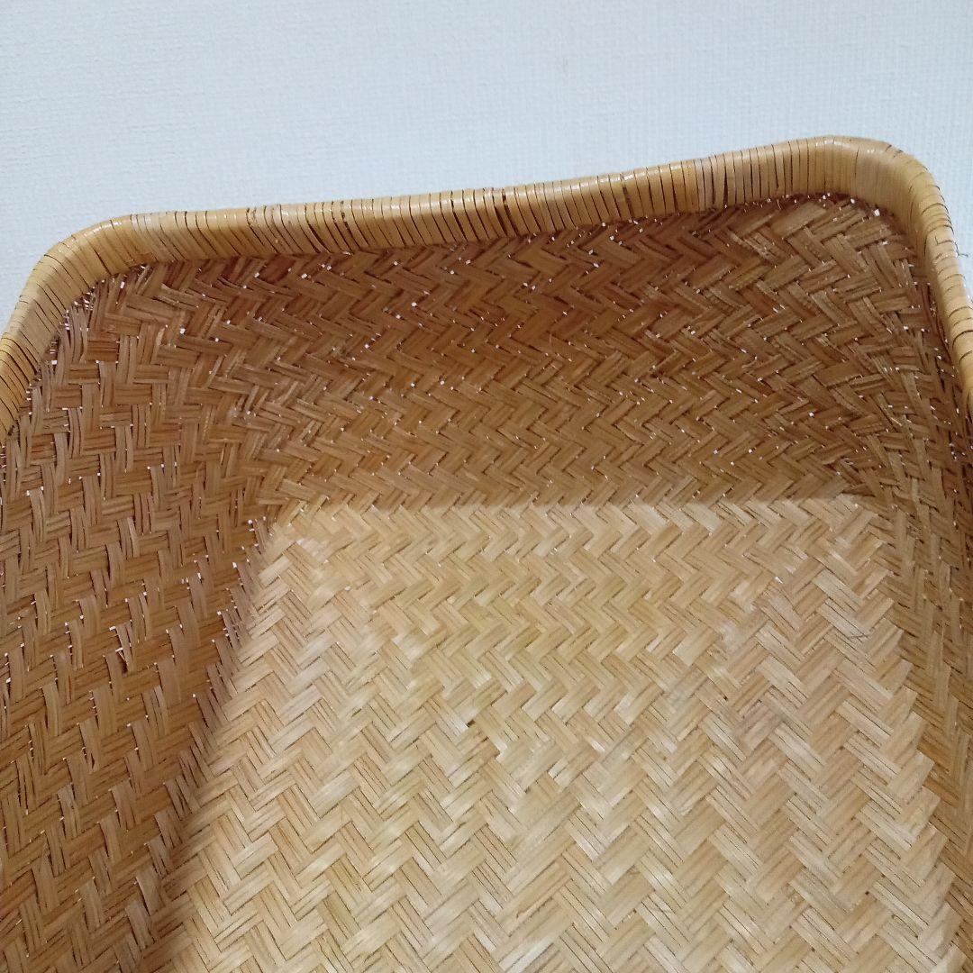 鳥越すず竹竹細工行李かご(大型67cm)