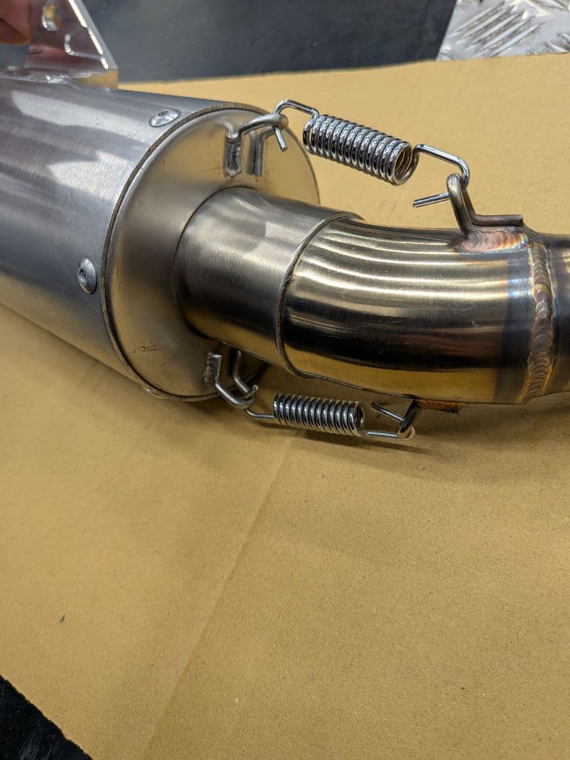 セロー250 DELTA バレル4 マフラー オプションバッフル付き