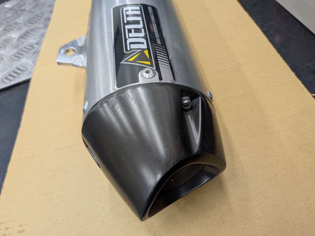 セロー250 DELTA バレル4 マフラー オプションバッフル付き