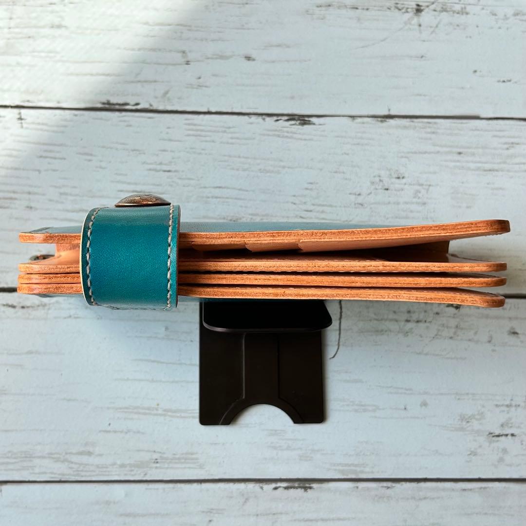 長財布　トラッカーウォレット　バイカーズウォレット　牛革　ハンドメイド　タイプB