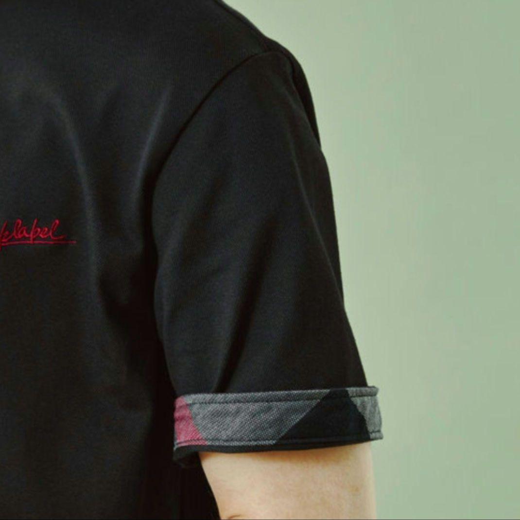 【新品】ブラックレーベルクレストブリッジ　ポロシャツ　黒　L　バーバリー　197