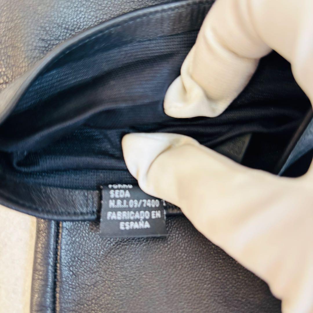 スペイン製ロングレザーグローブ 7½ シルク裏地