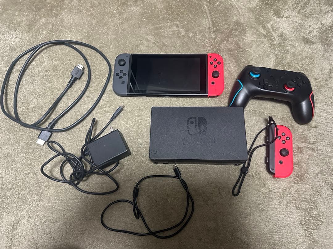 Nintendo Switch 本体 ニンテンドースイッチ プロコン付き 箱無し