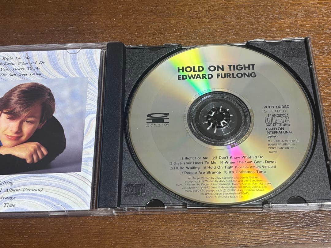 廃盤　エドワードファーロング　君を強く抱きしめて　CD