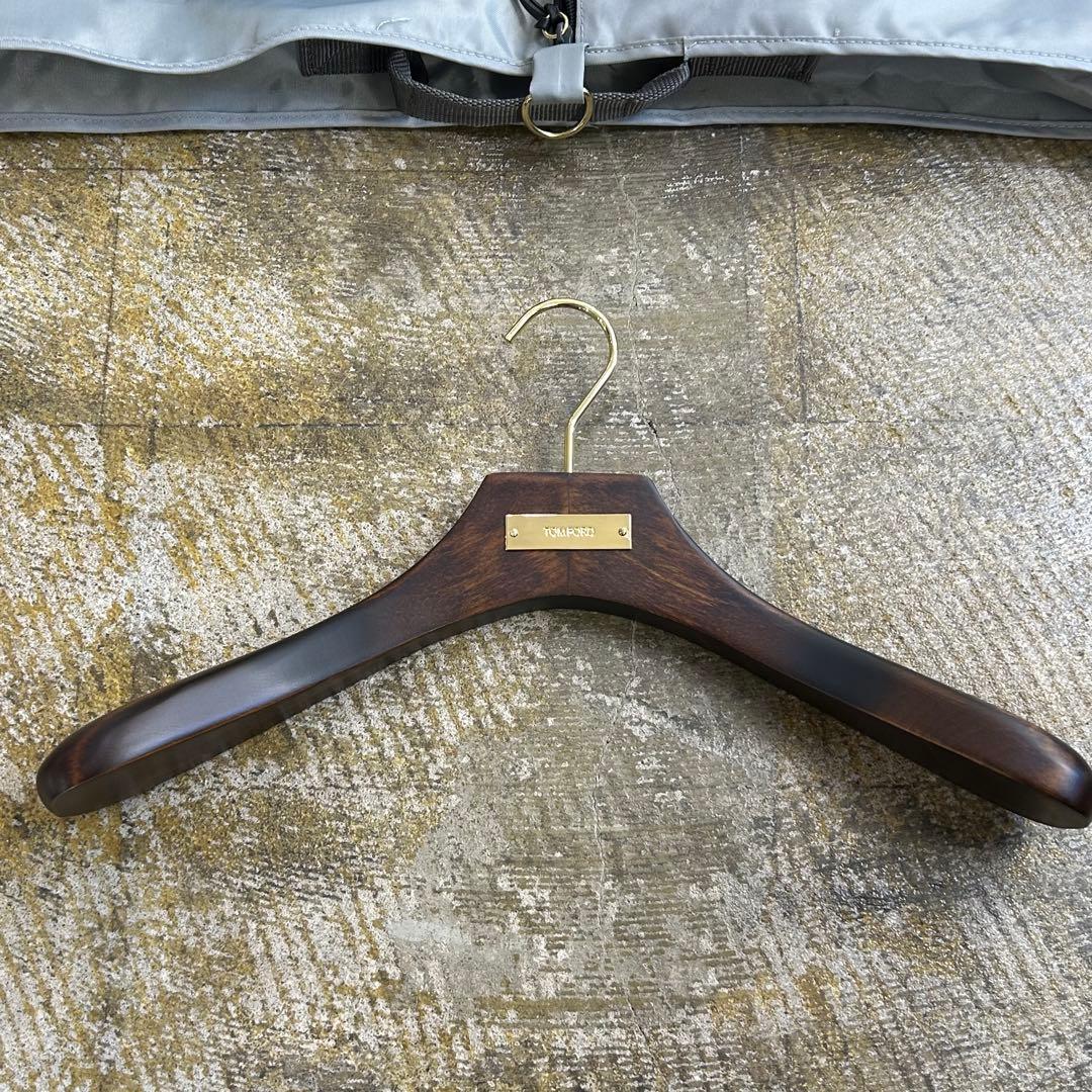 TOM FORD トムフォード カシミアスエードピーコート ブラック サイズ48