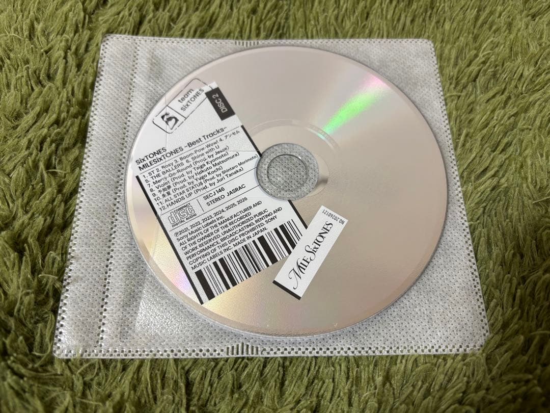 MILESixTONES -Best Tracks- 各Disc2 3枚セット