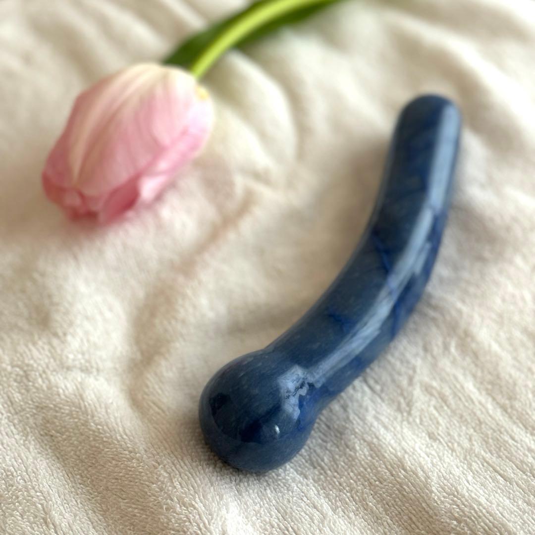 ブルーアベンチュリン　ヨニワンド　Deep Ocean Pleasury