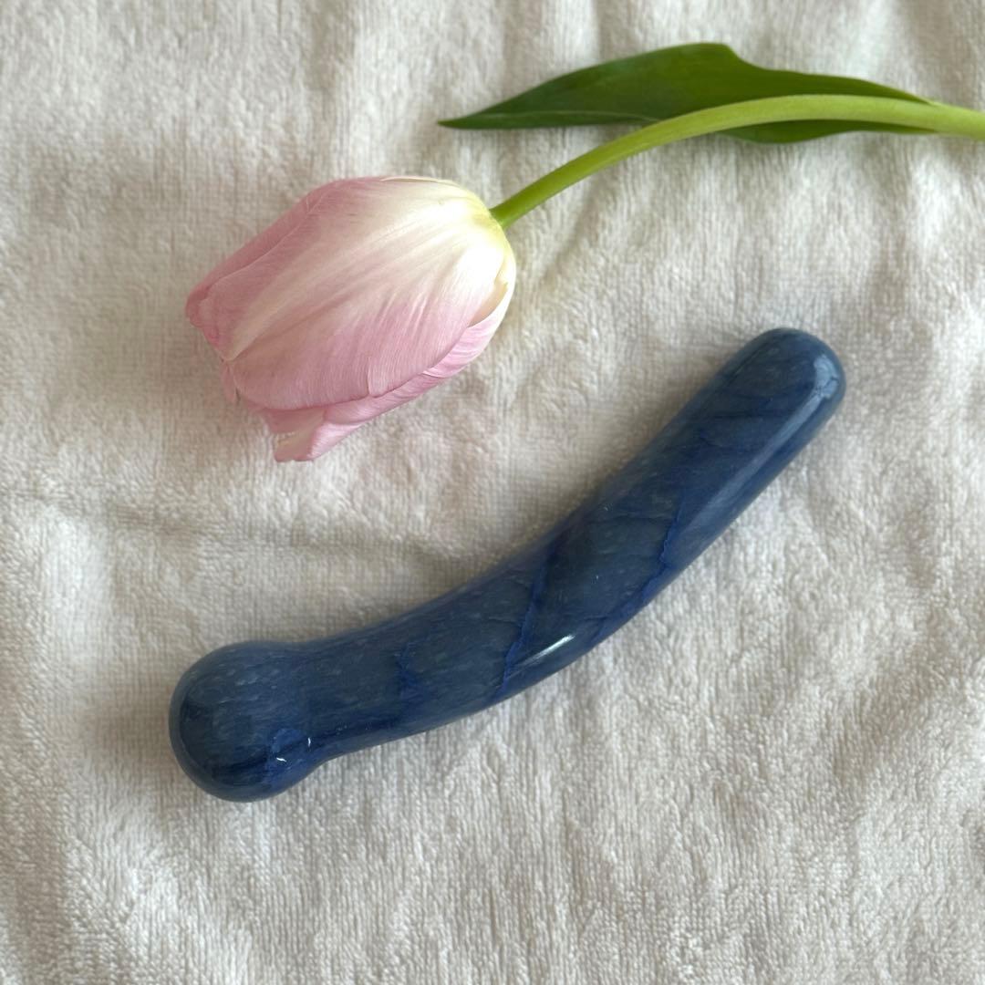 ブルーアベンチュリン　ヨニワンド　Deep Ocean Pleasury