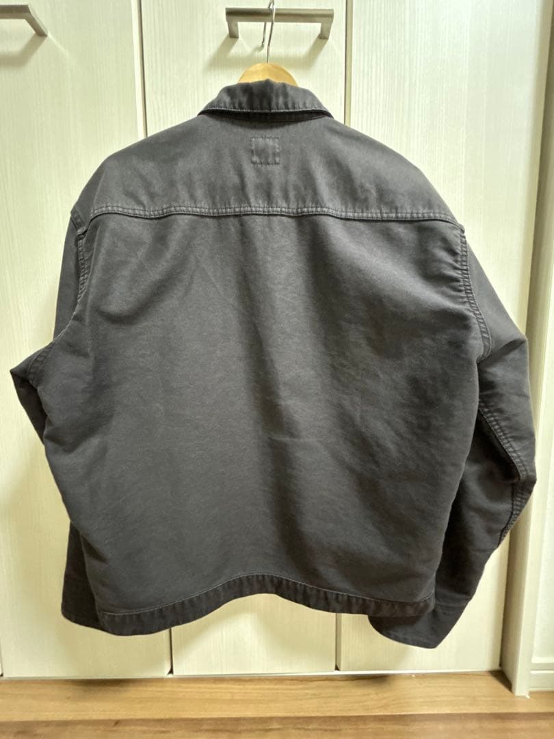 美品　ミッションディストリクト モールスキン ジャケット ブラックL