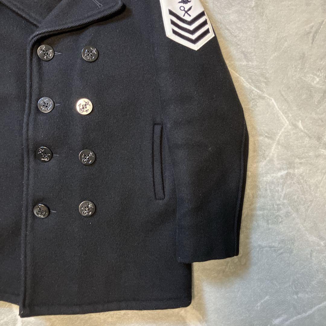 【希少】Schott ウール ピーコート 740N ワッペン USA製 38 L