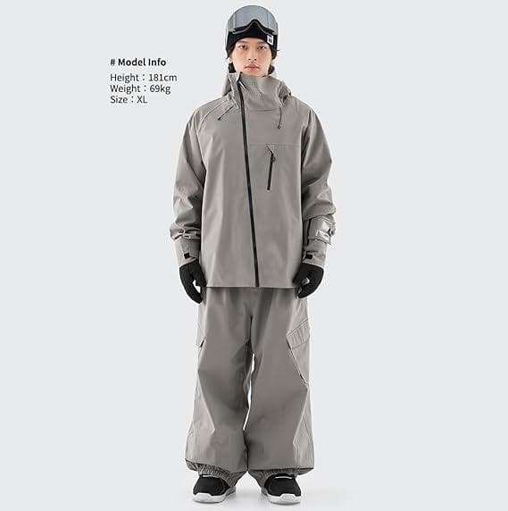 20%OFF【新品】[アクレイス] スキーウェア メンズ 上下セット Mサイズ