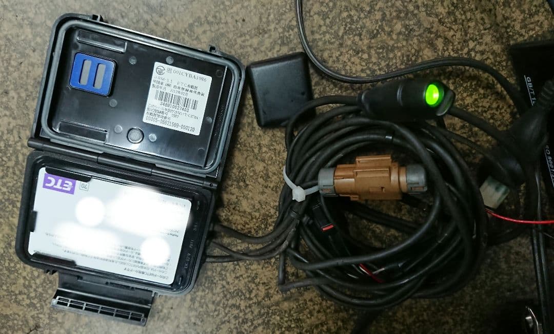 バイク用　ETC 通電作動確認