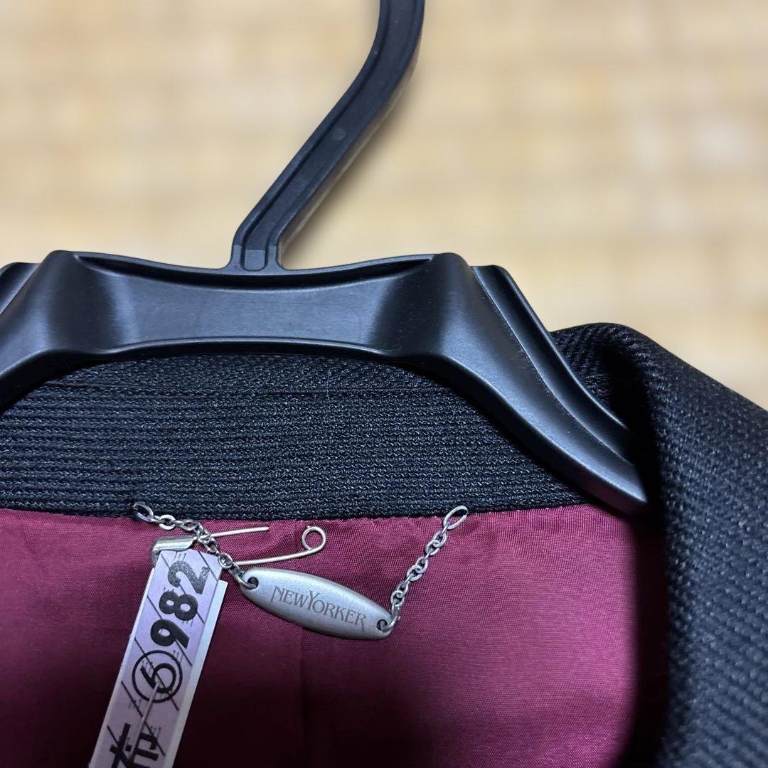 美品　NEWYORKER 黒 テーラードジャケット　15