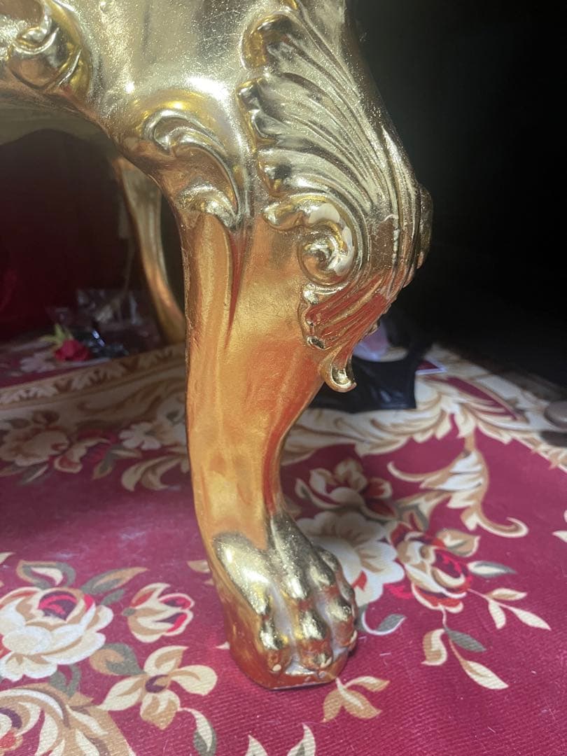 【ぷうちゃん14 ページ】撮影道具　王座　プリンス　王様椅子　豪華家具イス