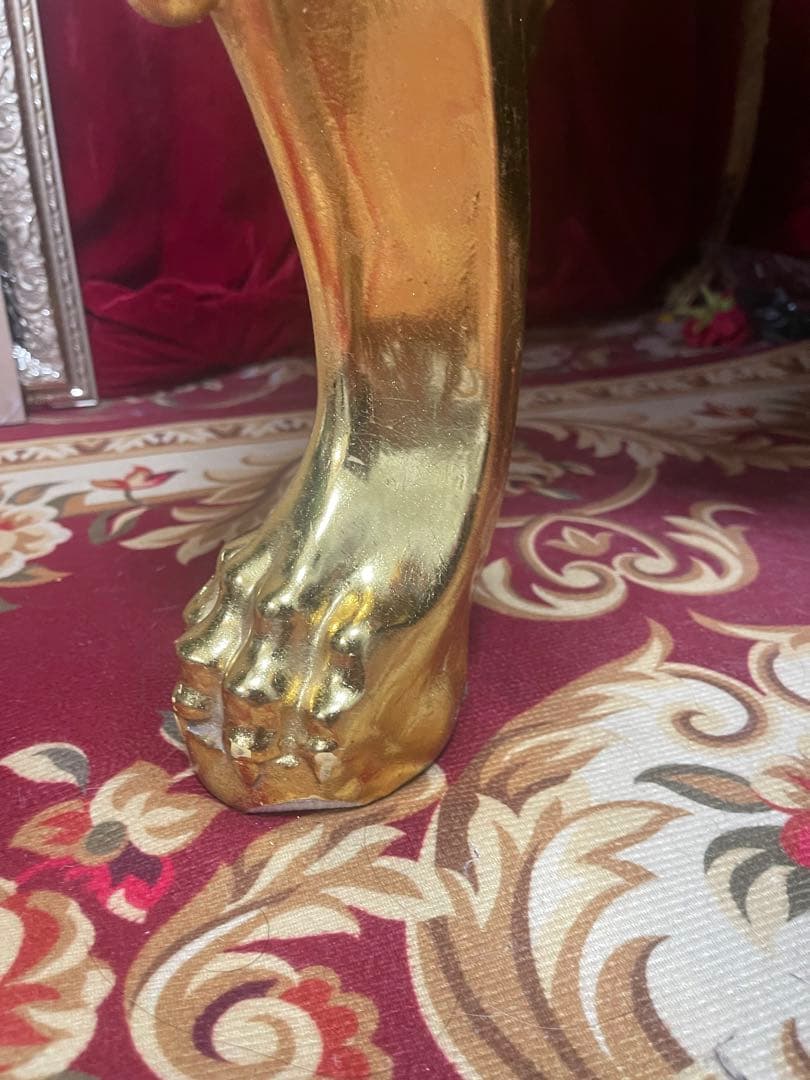 【ぷうちゃん14 ページ】撮影道具　王座　プリンス　王様椅子　豪華家具イス