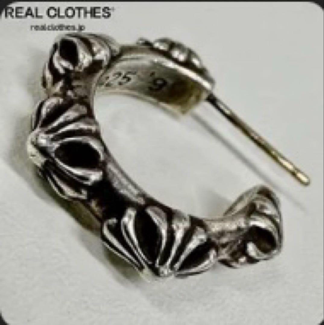 CHROME HEARTS HOOP CROSS クロスバンド フープピアス